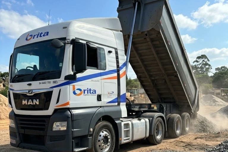 Transporte de inertes